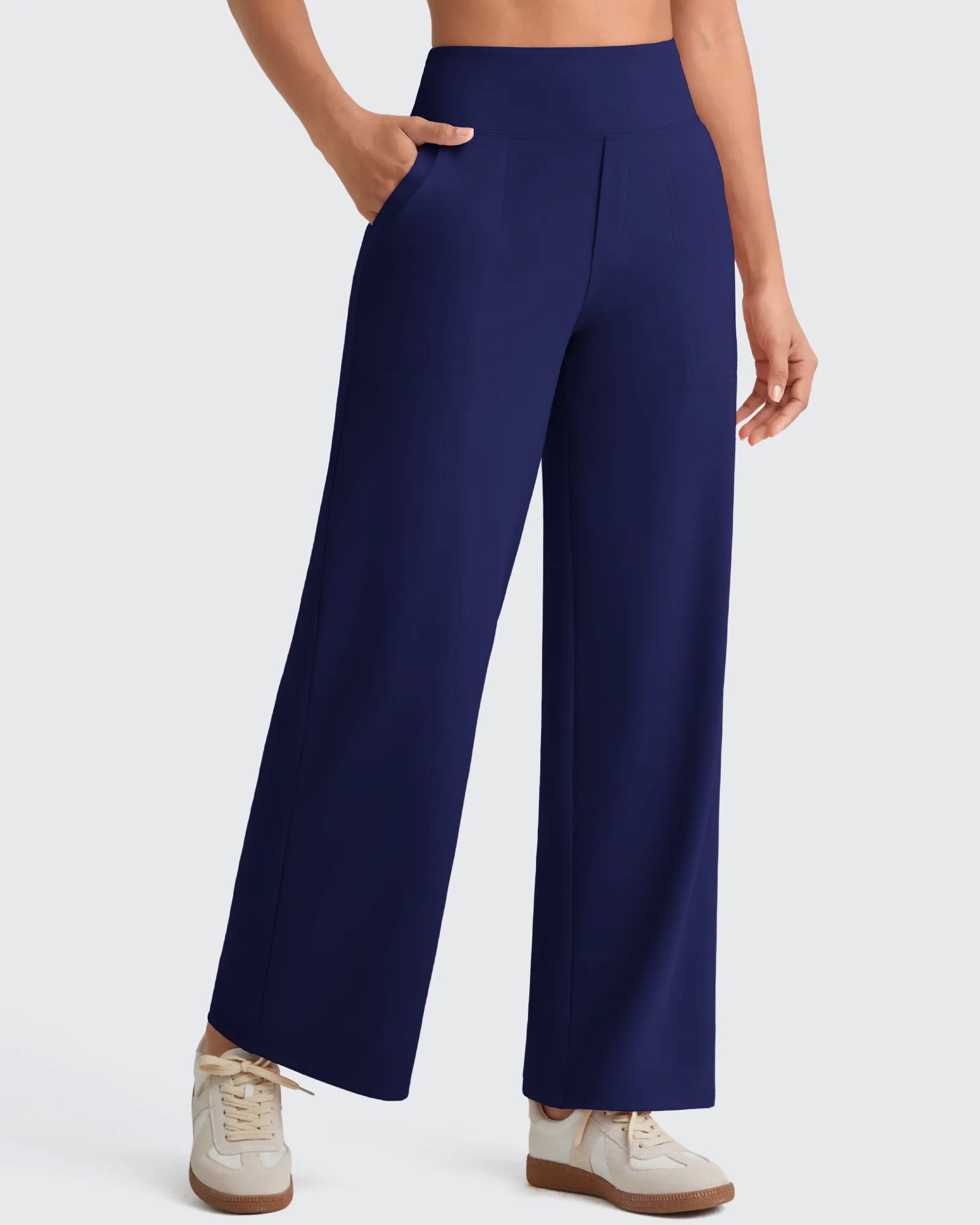 G4Free - EverGoing High Waist Stretch Dressy Cropped Pants Tall -GF25J469AF-XS