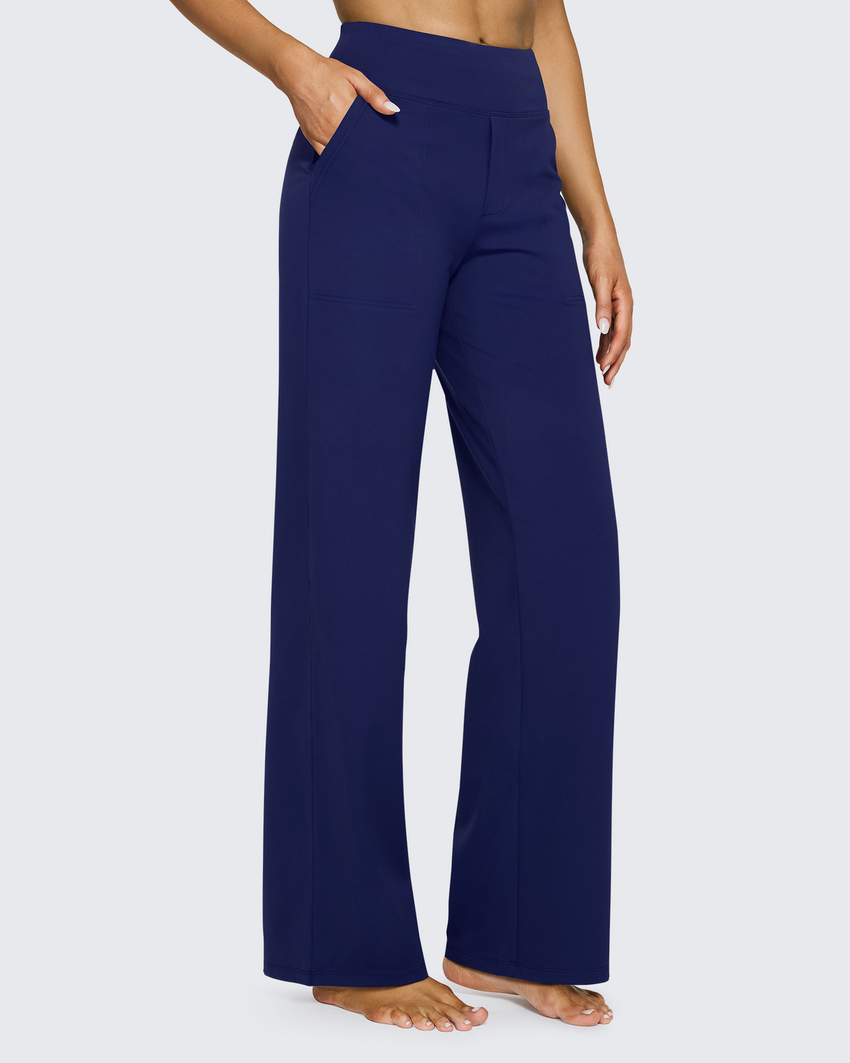 G4Free - EverGoing Loose High-Waist Business Casual Pants 33'' -GF23J184AF-XS