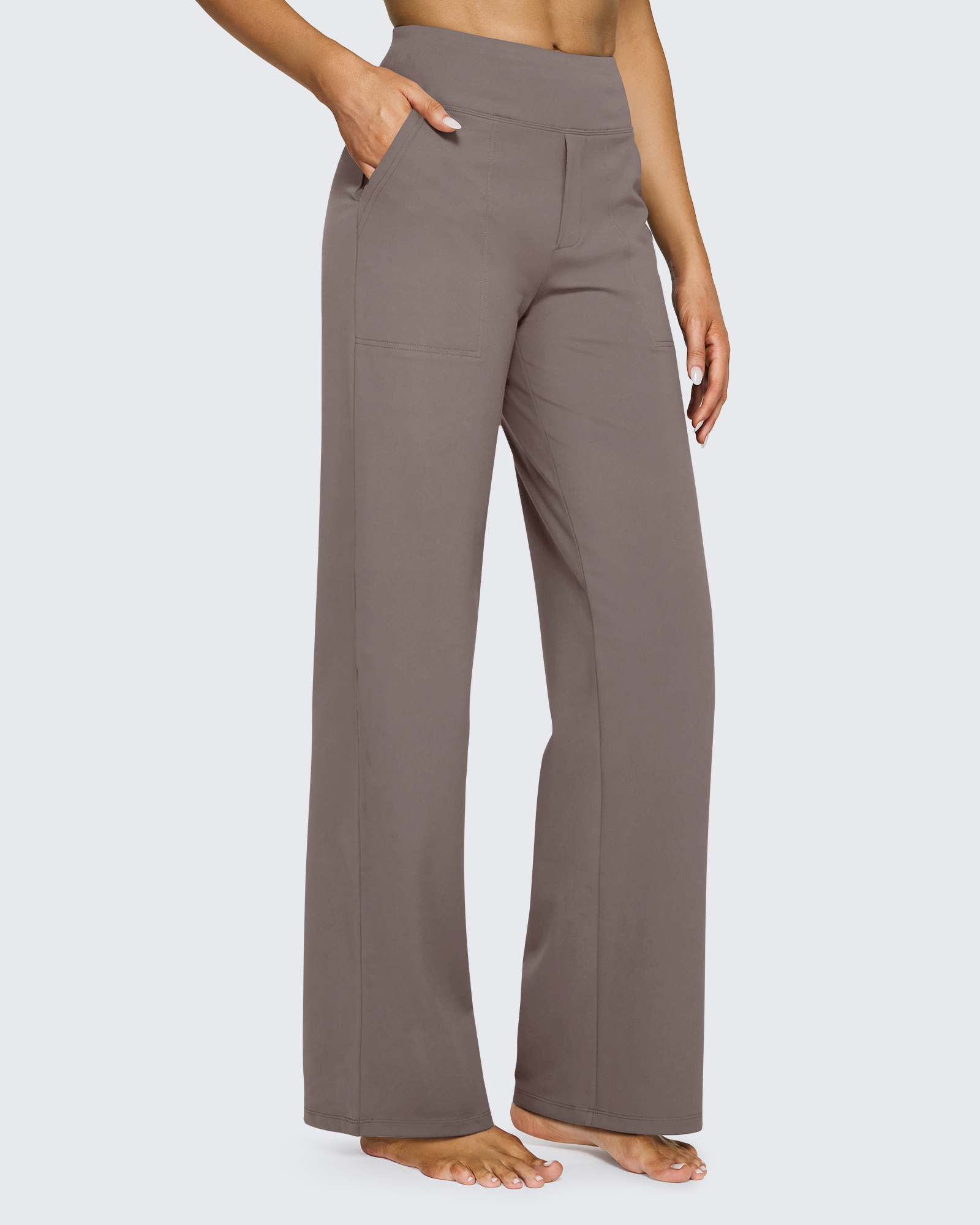 G4Free - EverGoing Loose High-Waist Business Casual Pants 33'' -GF23J184AF-XS