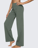 G4Free - EverGoing Loose High-Waist Business Casual Pants 35'' -GF25J474DA-S