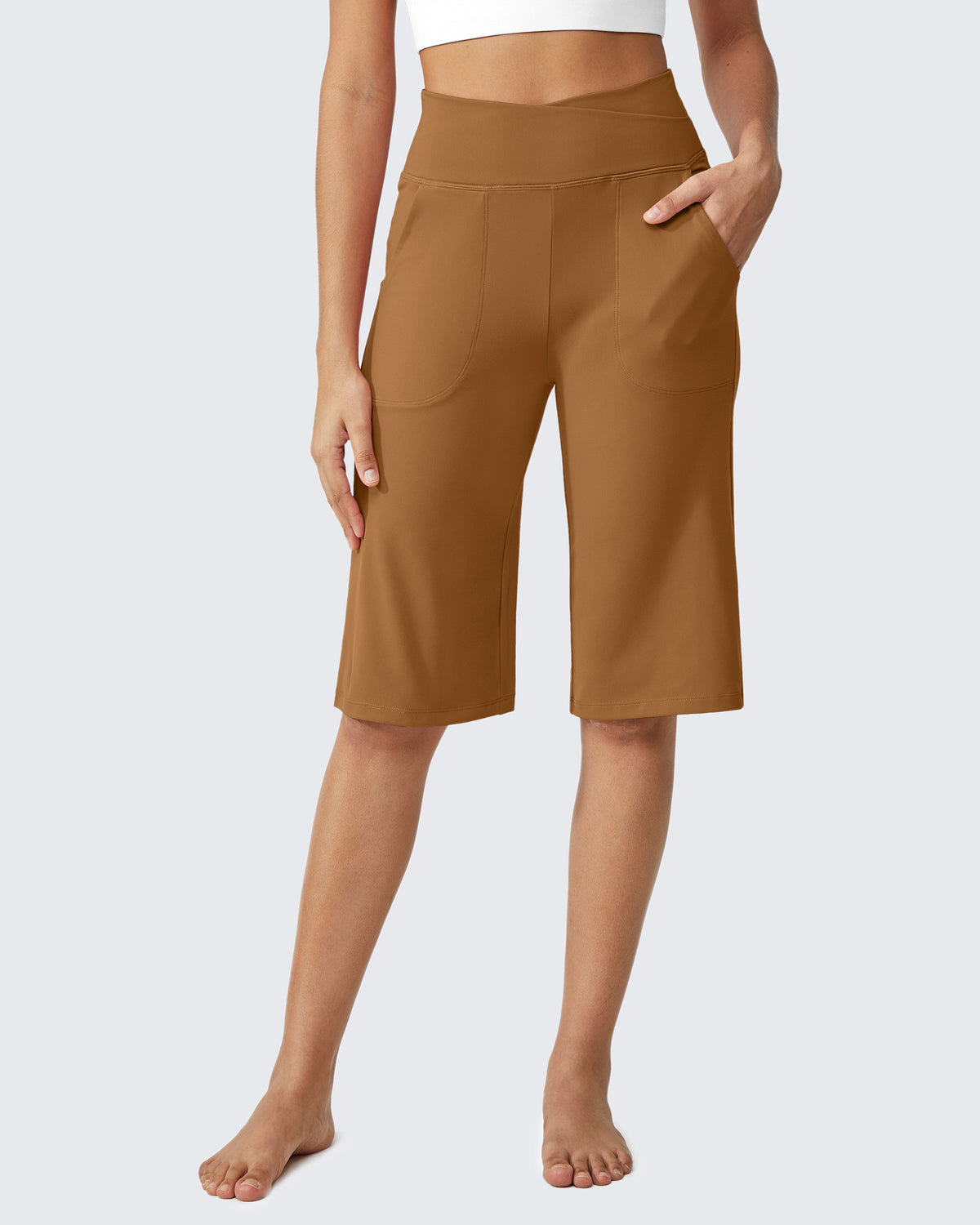 G4Free - EverGoing Loose High-Waist Casual Cropped Yoga Pants 14 -GF24J195AF-XS-GF24J195AA-S-GF24J195AB-M-GF24J195AC-L-GF24J195AD-XL