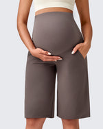 G4Free - EverGoing Maternity Athletic Bermuda Shorts 12'' -GF25EY508BA-S