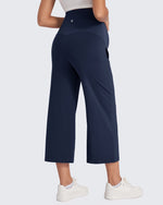 G4Free - EverGoing Maternity Capris Cropped Yoga Pants 21'' -GF25J307AA-S-GF25J307AB-M-GF25J307AC-L-GF25J307AD-XL-GF25J307AE-XXL