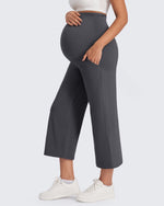 G4Free - EverGoing Maternity Capris Cropped Yoga Pants 21'' -GF25J307BA-S