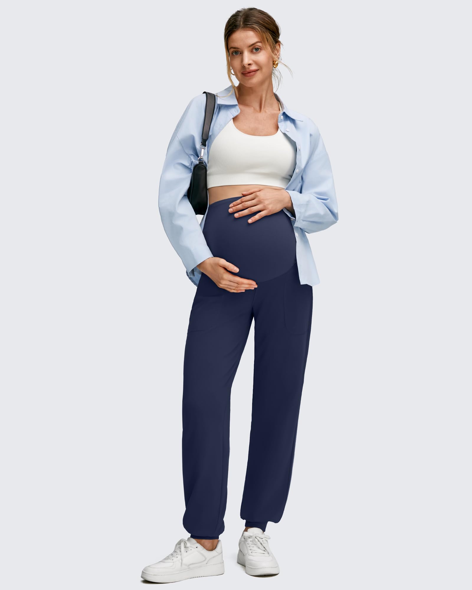 G4Free - EverGoing Maternity Workout Over The Belly Joggers -GF25DY616AF-XS-GF25DY617AF-XS-GF25DY618AF-XS-GF25DY616AA-S-GF25DY617AA-S