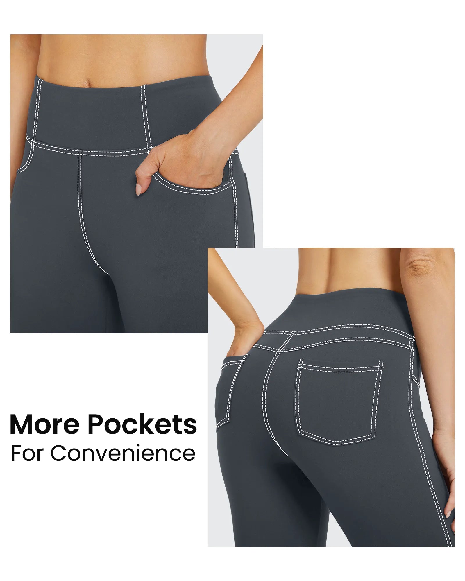 G4Free - EverGoing Stretchy High-Waisted Multiple Flare Work Pants -GF23A168AA-S-GF22A071AA-S-GF23A169AA-S-GF23A168AB-M-GF22A071AB-M