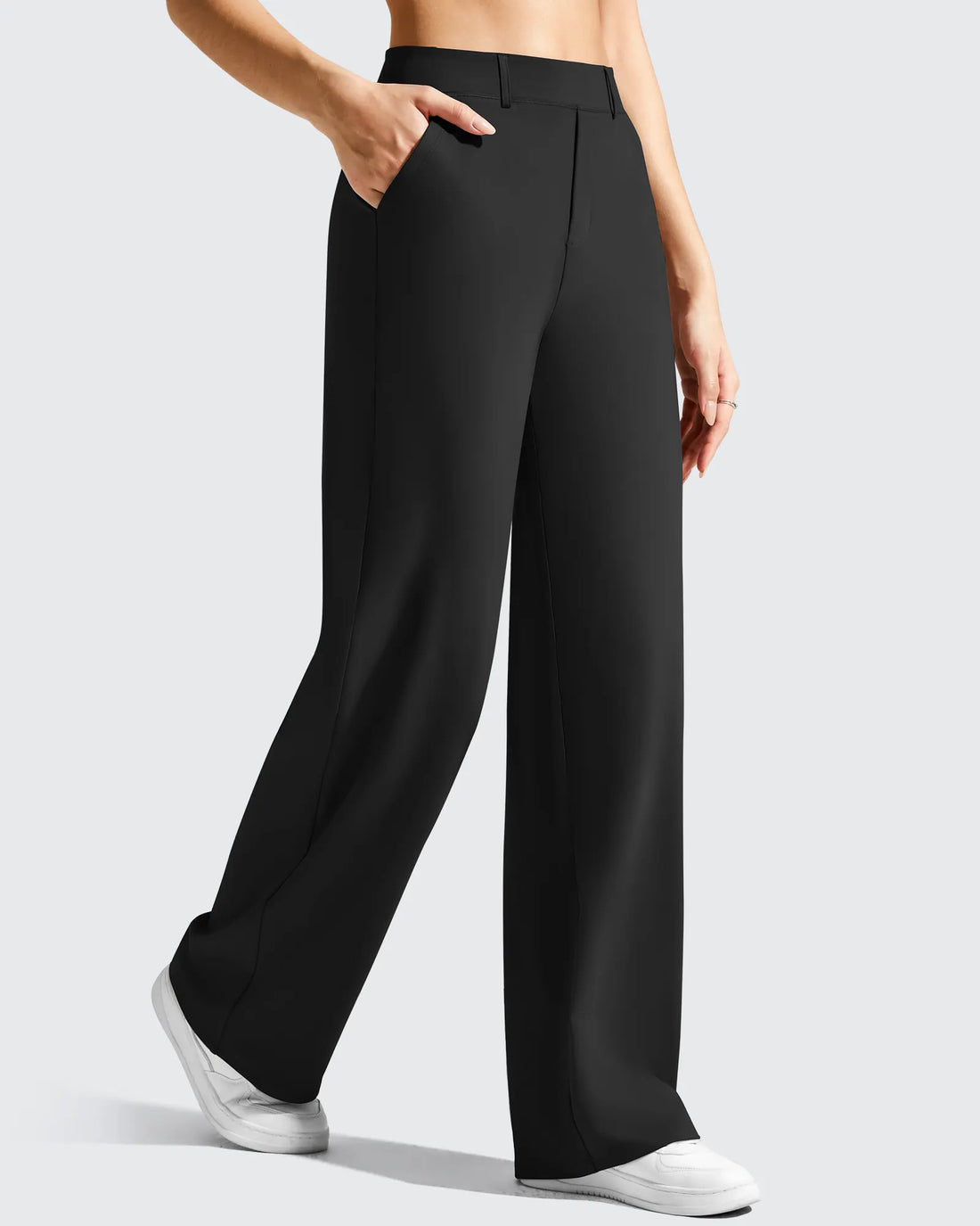 G4Free - EverGoing Wide Leg  Belt Loops High-Waist Dress Pants -GF26J801A001A-S-GF26J802A001A-S-GF26J803A001A-S-GF26J801A001B-M-GF26J802A001B-M