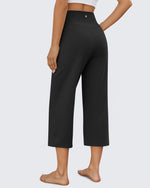 G4Free - EverGoing Wide Leg High-Rise Drawstring Capris Pants -GF24J218AF-XS-GF24J218AA-S-GF24J218AB-M-GF24J218AC-L-GF24J218AD-XL
