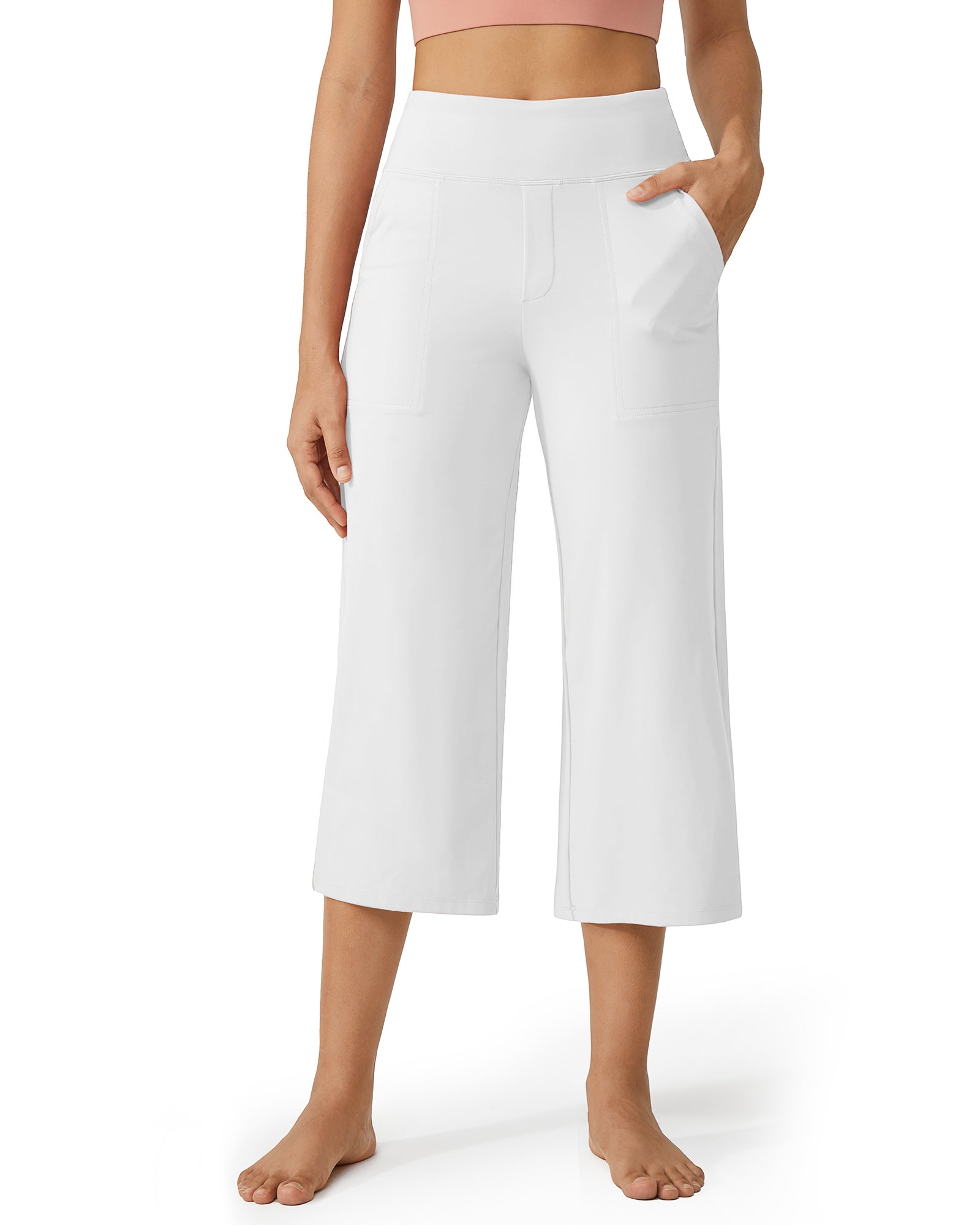 G4Free - EverGoing Wide Leg High-Waist Casual Capri Pants -GF24J197AA-S-GF24J197AB-M-GF24J197AC-L-GF24J197AD-XL-GF24J197AE-XXL