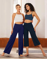 G4Free - EverGoing Wide Leg High-Waist Casual Capri Pants -GF24J197AA-S-GF24J197AB-M-GF24J197AC-L-GF24J197AD-XL-GF24J197AE-XXL