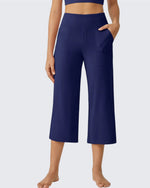 G4Free - EverGoing Wide Leg High-Waist Casual Capri Pants -GF24J197AA-S-GF24J197AB-M-GF24J197AC-L-GF24J197AD-XL-GF24J197AE-XXL