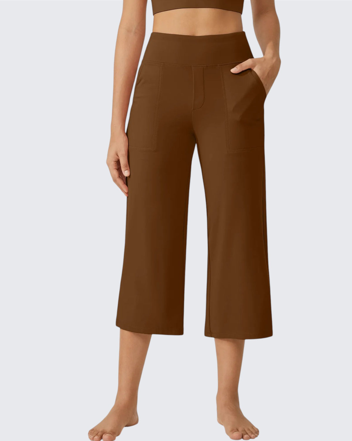 G4Free - EverGoing Wide Leg High-Waist Casual Capri Pants -GF24J197AA-S-GF24J197AB-M-GF24J197AC-L-GF24J197AD-XL-GF24J197AE-XXL