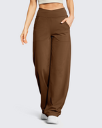 G4Free - EverGoing Wide Leg High-Waist Casual Pants Petite -GF23D170AF-XS-GF23D170AA-S-GF23D170AB-M-GF23D170AC-L-GF23D170AD-XL