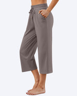 G4Free - EverGoing Wide Leg Mid-Waist Drawstring Capris Pants -GF24J221AA-S-GF24J221AB-M-GF24J221AC-L-GF24J221AD-XL-GF24J221AE-XXL