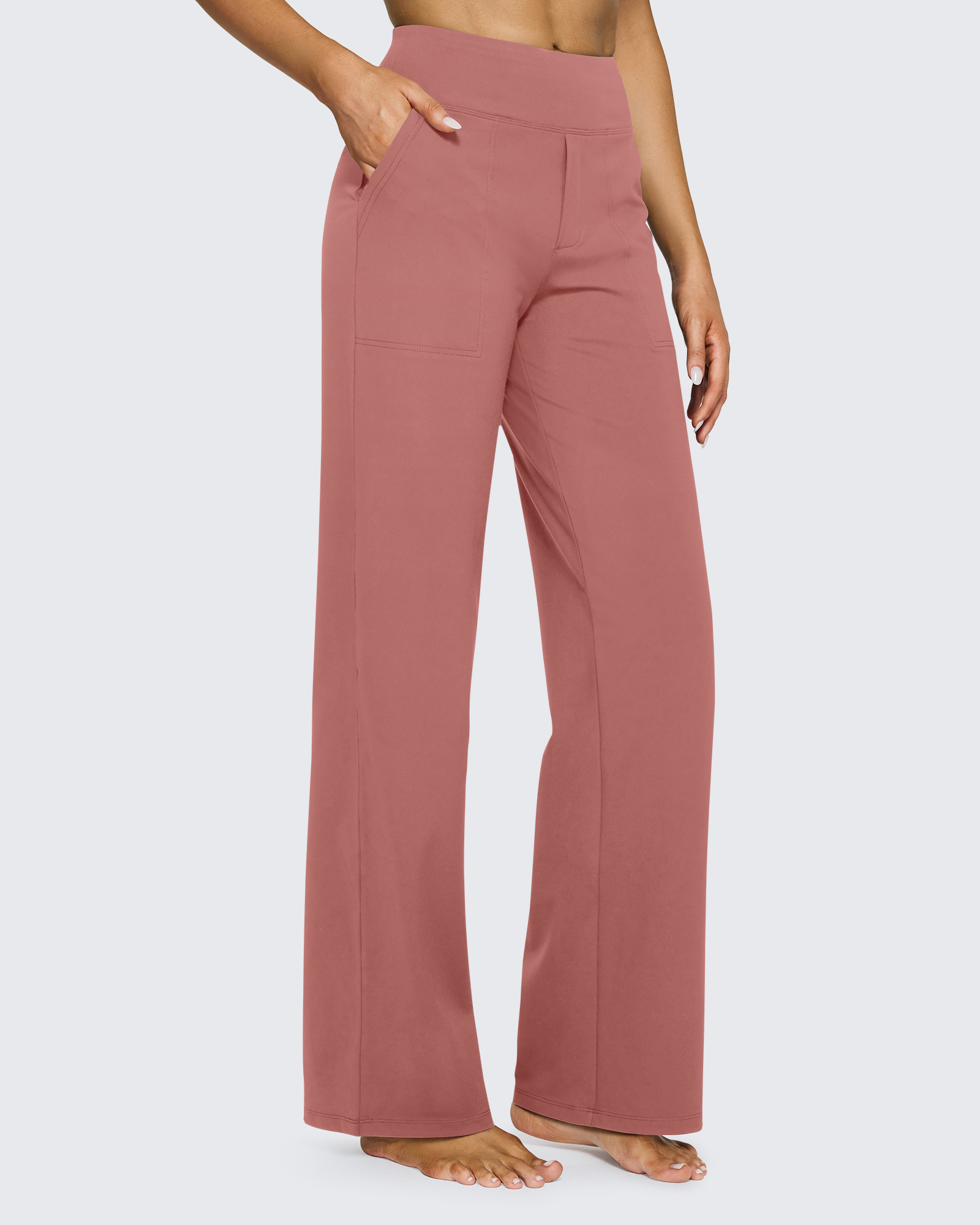 G4Free - EverGoing Wide Leg Yoga Pants Business Casual 29'' -GF23J183AF-XS