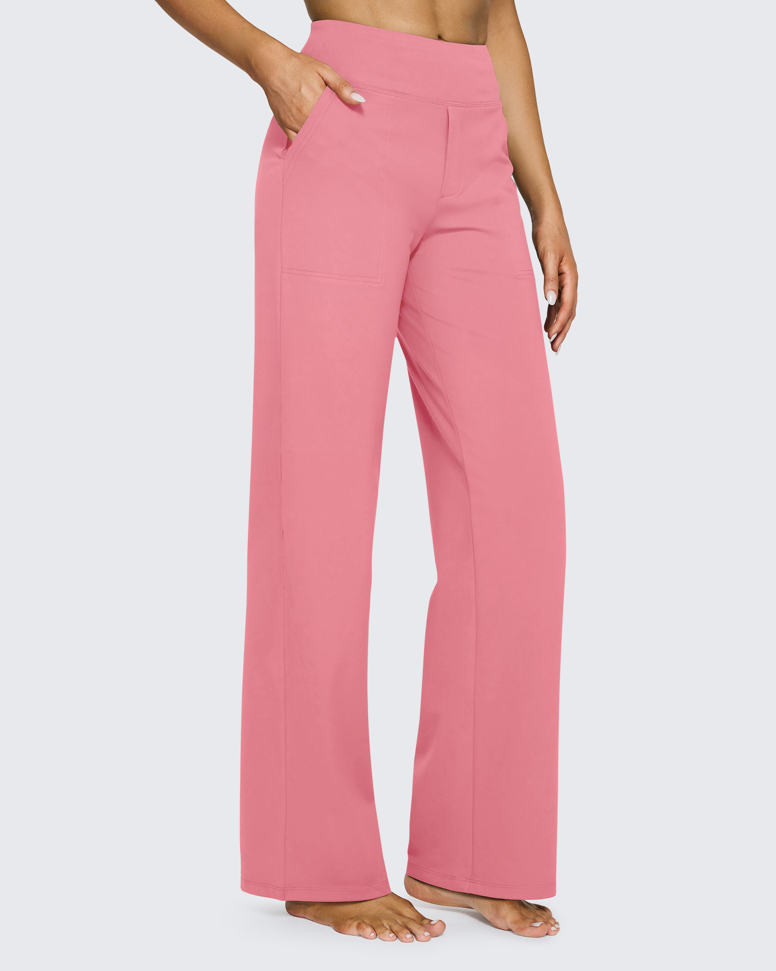 G4Free - EverGoing Wide Leg Yoga Pants Business Casual 31'' -GF23J172AF-XS