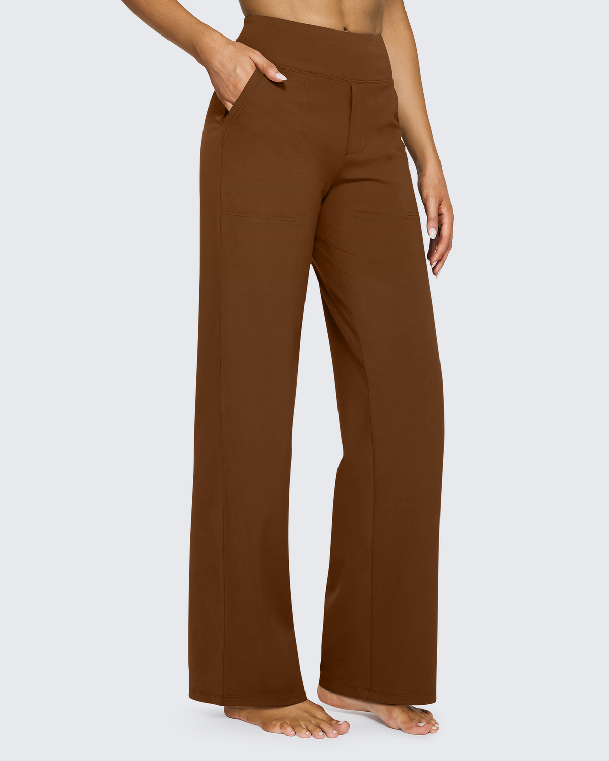 G4Free - EverGoing Wide Leg Yoga Pants Business Casual 29'' -GF23J183AF-XS