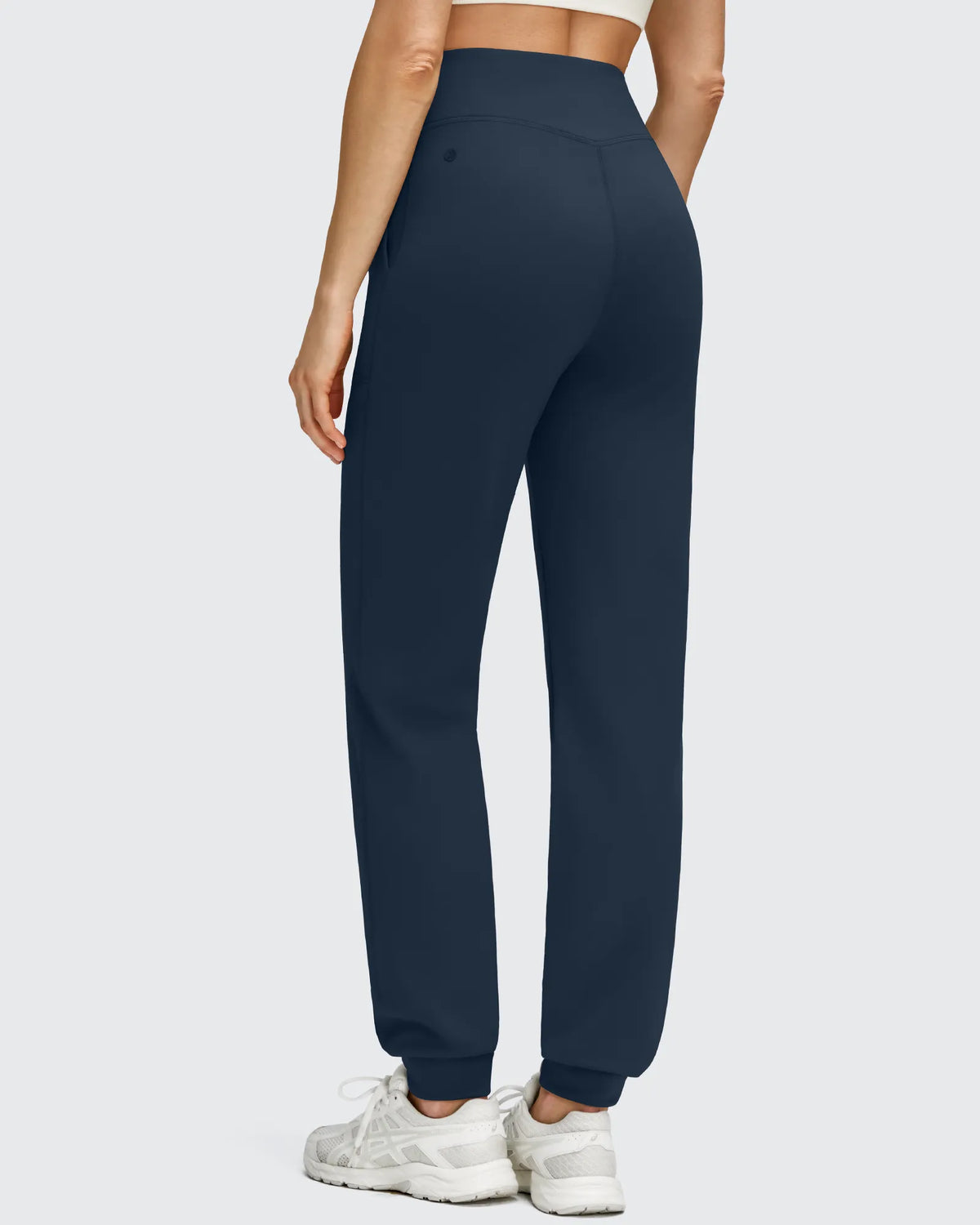 G4Free - Fleece Lined Elastic Cuff Pockets Workout Joggers -GF25D643AA-S-GF25D644AA-S-GF25D645AA-S-GF25D643AB-M-GF25D644AB-M