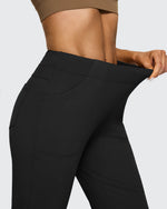 G4Free - Fleece Lined High-Waist Flare Work Pants -GF23A192CA-S-GF23A167DA-S-GF23A193CA-S-GF23A192CB-M-GF23A167DB-M