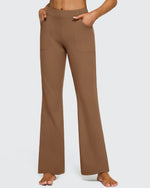 G4Free - Fleece Lined High-Waist Flare Work Pants -GF23A192CA-S-GF23A167DA-S-GF23A193CA-S-GF23A192CB-M-GF23A167DB-M