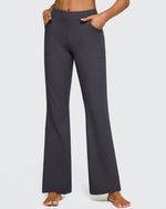 G4Free - Fleece Lined High-Waist Flare Work Pants -GF23A192CA-S-GF23A167DA-S-GF23A193CA-S-GF23A192CB-M-GF23A167DB-M