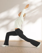 G4Free - Fleece Lined High-Waist Work Flare Pants -GF23A175AA-S-GF22A097AA-S-GF23A176AA-S-GF23A175AB-M-GF22A097AB-M