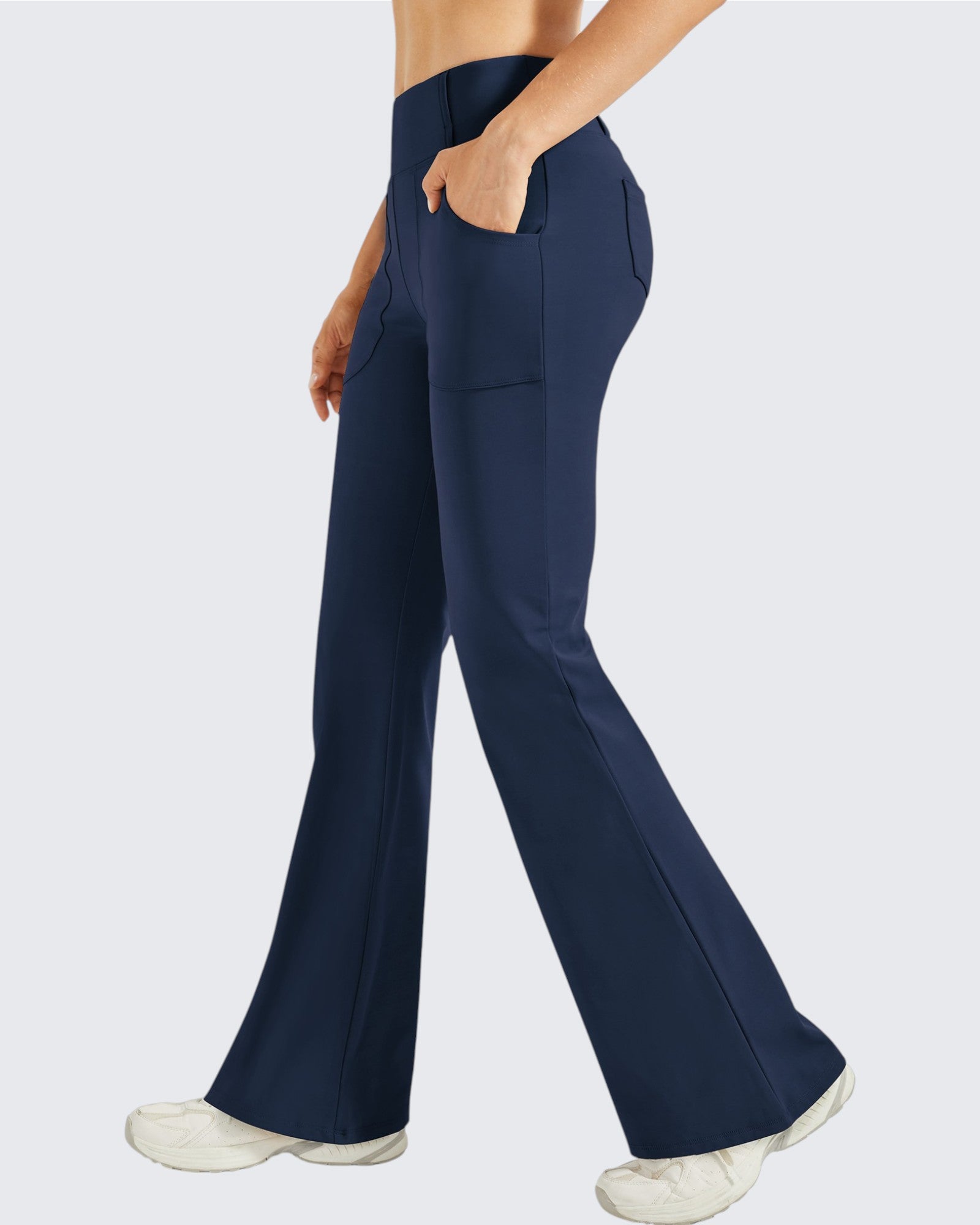 G4Free - Fleece Lined High-Waist Work Flare Pants -GF23A175AA-S-GF22A097AA-S-GF23A176AA-S-GF23A175AB-M-GF22A097AB-M