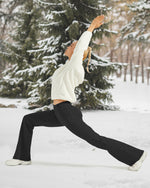 G4Free - Fleece Lined High-Waist Work Flare Pants -GF23A175AA-S-GF22A097AA-S-GF23A176AA-S-GF23A175AB-M-GF22A097AB-M