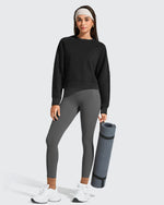 G4Free - Flurrylux Cropped Crewneck Fleece Lined Pullover  Sweatshirts -GF25F756CF-XS-GF25F756CA-S-GF25F756CB-M-GF25F756CC-L-GF25F756CD-XL