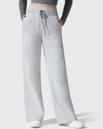 G4Free - Flurrylux Fleece Lined Drawstring Cotton Thermal Pants -GF25J707AF-XS