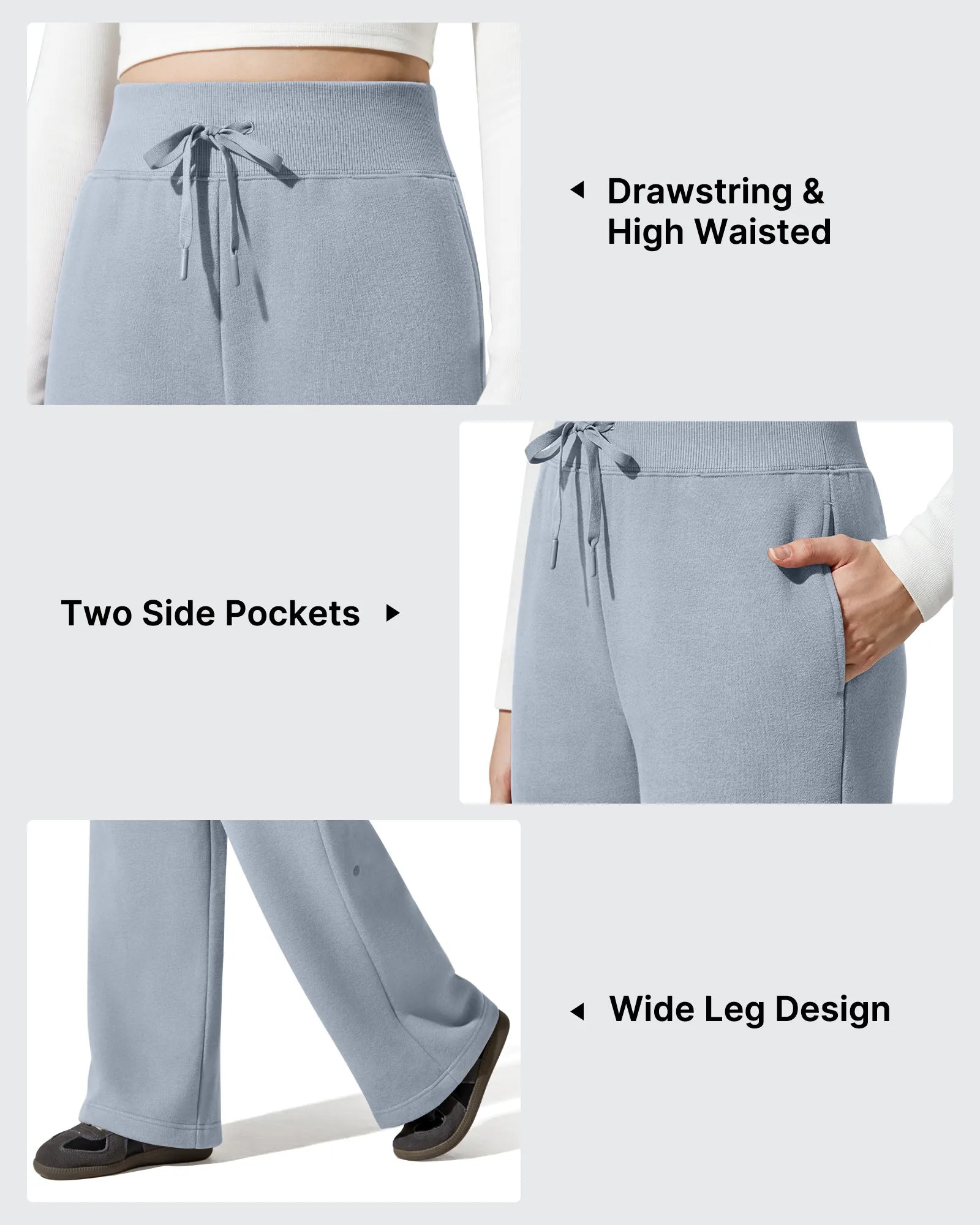 G4Free - Flurrylux Fleece Lined Drawstring Cotton Thermal Pants -GF25J707AF-XS-GF25J708AF-XS-GF25J709AF-XS-GF25J707AA-S-GF25J708AA-S