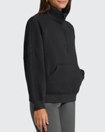 G4Free - Flurrylux Half Zip Mock Neck Cotton Fleece Pullover -GF25F656AA-S-GF25F656AB-M-GF25F656AC-L-GF25F656AD-XL-GF25F656AE-XXL