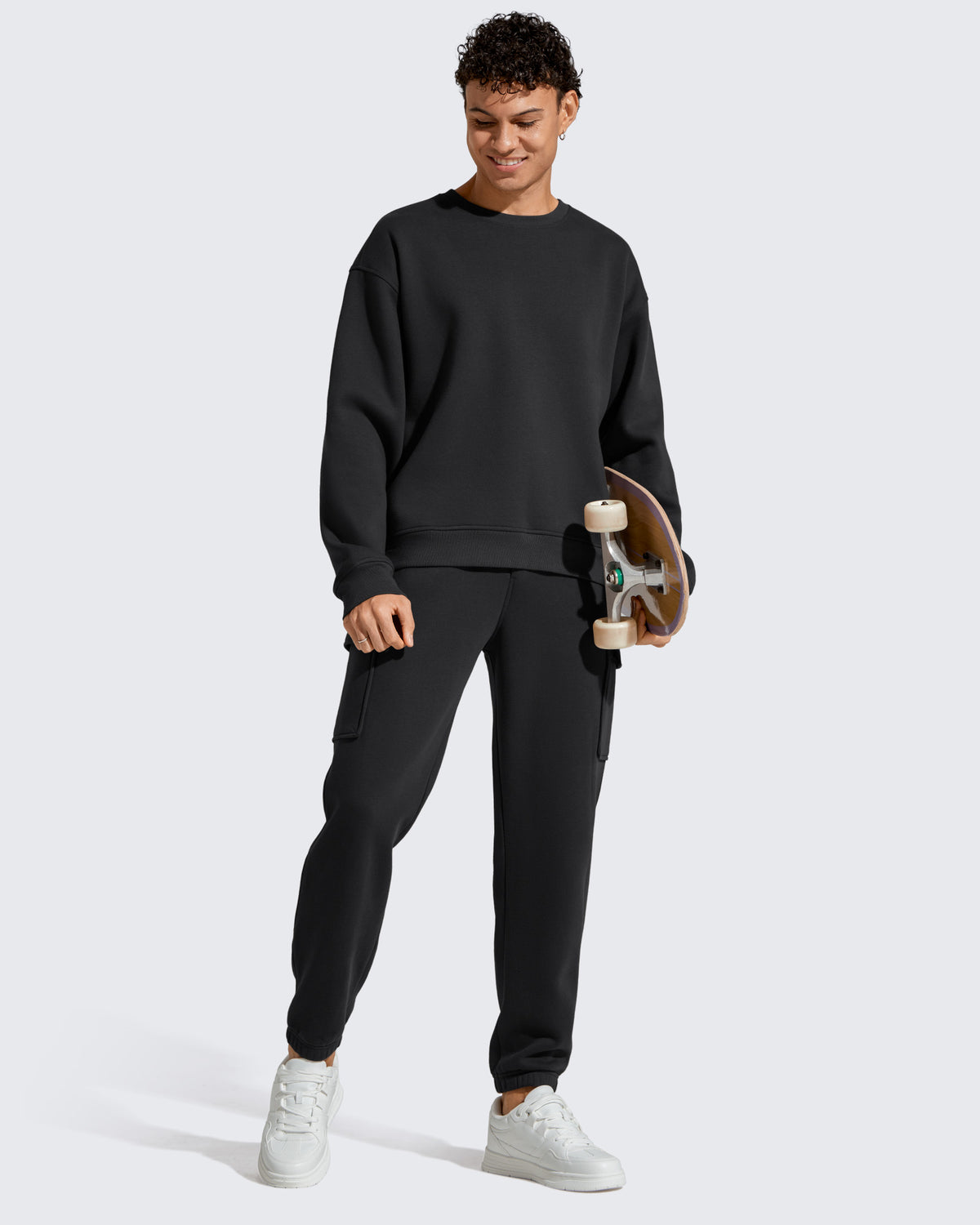 G4Free - Flurrylux Men's Cotton Fleece Lined Crewneck Pullover -GF25FM680AF-XS-GF25FM680AA-S-GF25FM680AB-M-GF25FM680AC-L-GF25FM680AD-XL