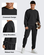 G4Free - Flurrylux Men's Cotton Fleece Lined Crewneck Pullover -GF25FM680AF-XS-GF25FM680AA-S-GF25FM680AB-M-GF25FM680AC-L-GF25FM680AD-XL