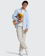 G4Free - Flurrylux Men's Cotton Fleece-Lined  Drawstring Cargo Pants -GF25DM689BA-S-GF25DM690BA-S-GF25DM689BB-M-GF25DM690BB-M-GF25DM689BC-L