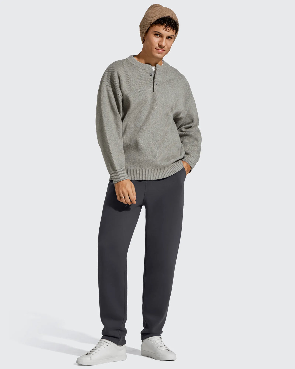 G4Free - Flurrylux Men's Fleece-Lined Drawstring Cotton Straight Leg Pants -GF25DM687DA-S-GF25DM688DA-S-GF25DM687DB-M-GF25DM688DB-M-GF25DM687DC-L