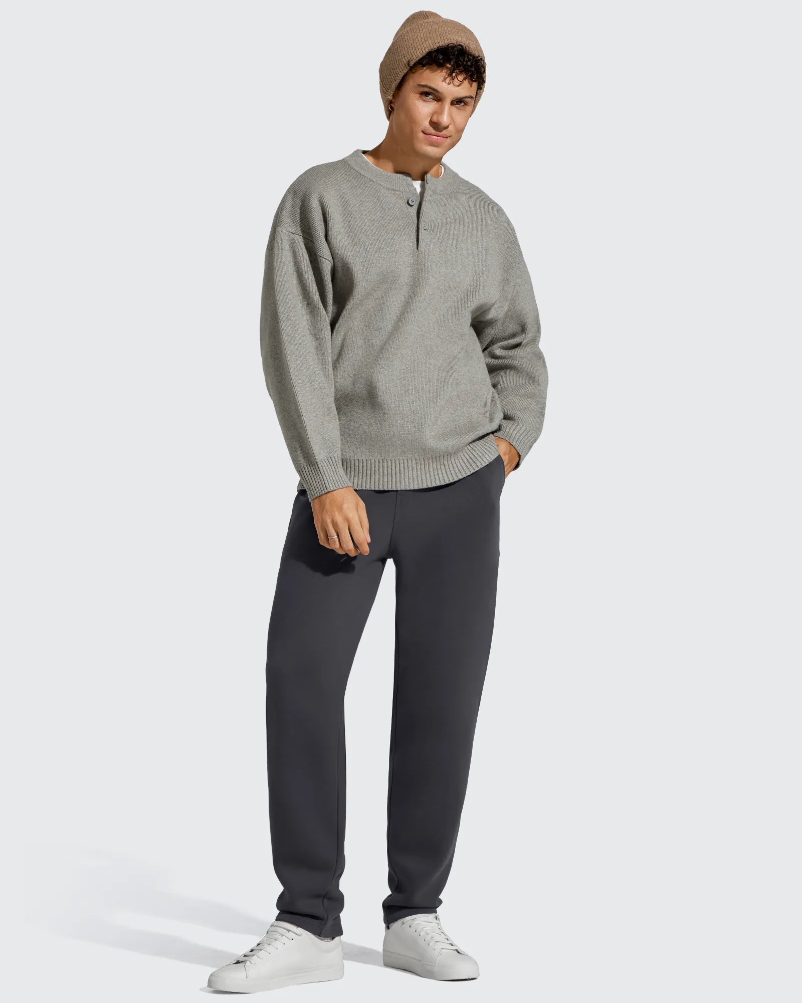 G4Free - Flurrylux Men's Fleece-Lined Drawstring Cotton Straight Leg Pants -GF25DM687DA-S-GF25DM688DA-S-GF25DM687DB-M-GF25DM688DB-M-GF25DM687DC-L