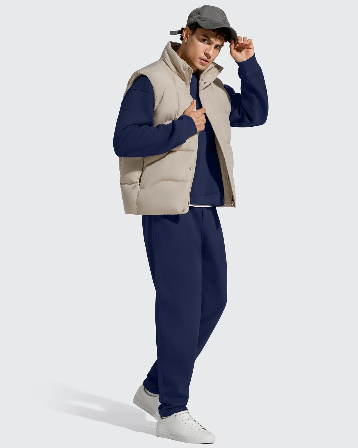 G4Free - Flurrylux Men's Fleece-Lined Drawstring Cotton Straight Leg Pants -GF25DM687DA-S-GF25DM688DA-S-GF25DM687DB-M-GF25DM688DB-M-GF25DM687DC-L