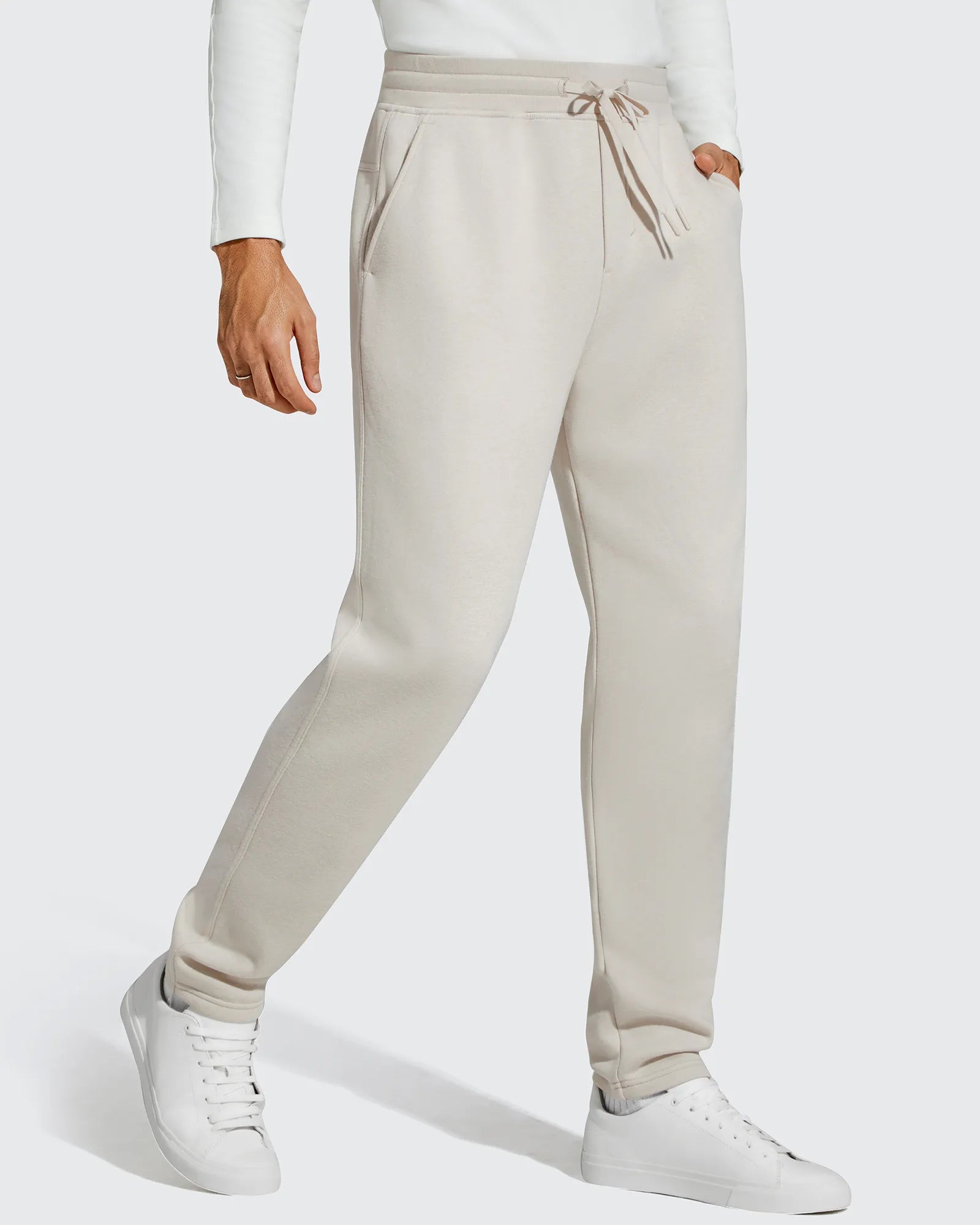 G4Free - Flurrylux Men's Fleece-Lined Drawstring Cotton Straight Leg Pants -GF25DM687DA-S-GF25DM688DA-S-GF25DM687DB-M-GF25DM688DB-M-GF25DM687DC-L