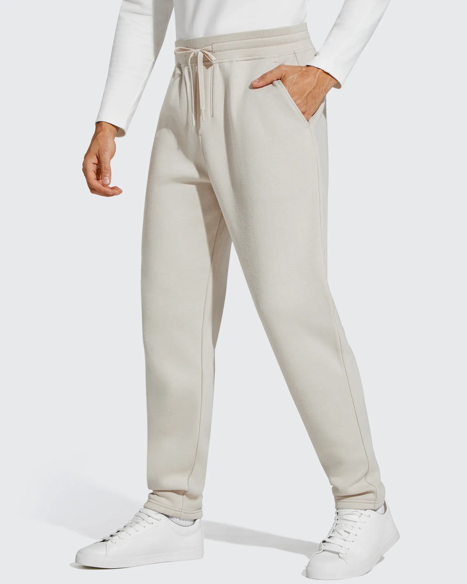 G4Free - Flurrylux Men's Fleece-Lined Drawstring Cotton Straight Leg Pants -GF25DM687DA-S-GF25DM688DA-S-GF25DM687DB-M-GF25DM688DB-M-GF25DM687DC-L