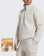 G4Free - Flurrylux Men's Fleece Lined Half Zip Pullover Hoodies -GF25FM740AA-S