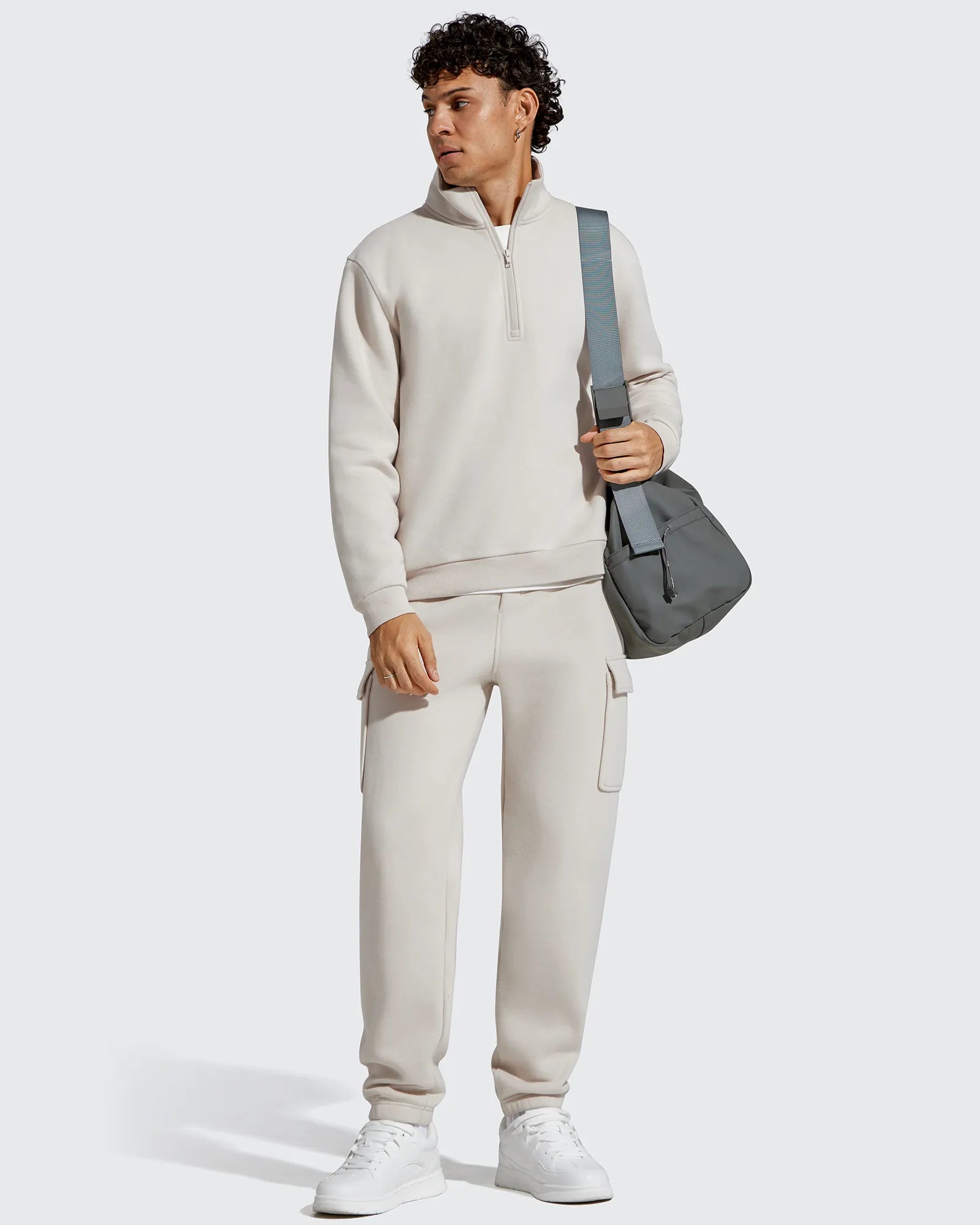 G4Free - Flurrylux Men's Fleece Lined Half Zip Pullover Hoodies -GF25FM740AA-S-GF25FM740AB-M-GF25FM740AC-L-GF25FM740AD-XL-GF25FM740AE-XXL