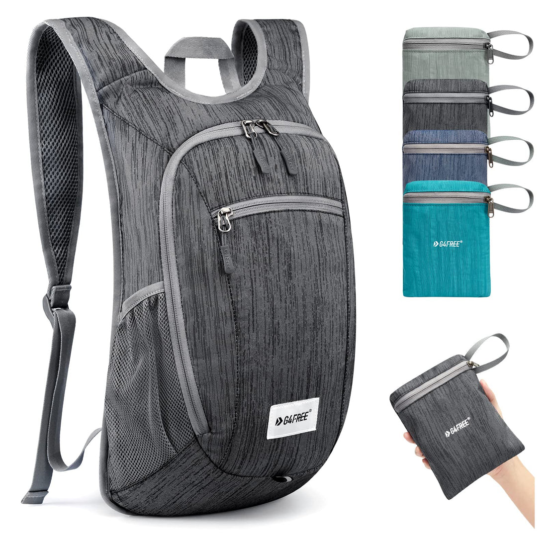 G4Free - G4Free 10L/15L Lightweight Hiking Backpack -TN22B044A-TN23B214A-TN24B381A-TN22B044D-TN23B214D