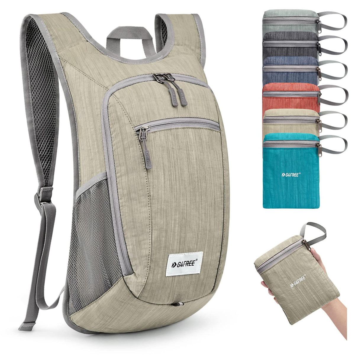 G4Free - G4Free 10L/15L Lightweight Hiking Backpack -TN22B044A-TN23B214A-TN24B381A-TN22B044D-TN23B214D