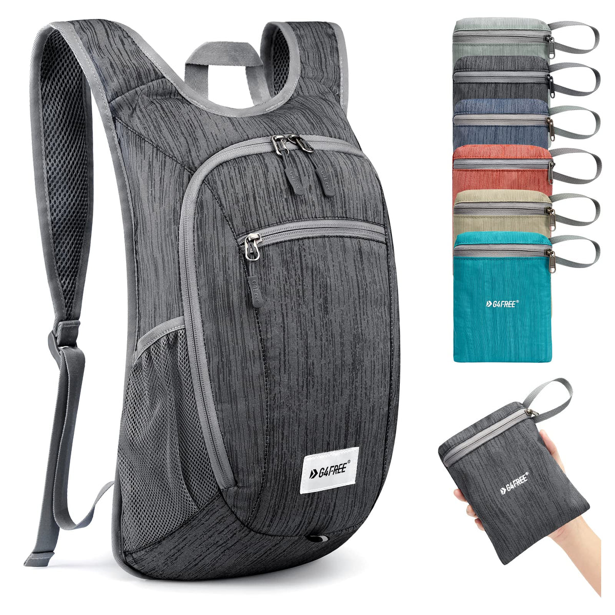 G4Free - G4Free 10L/15L Lightweight Hiking Backpack -TN22B044A-TN23B214A-TN24B381A-TN22B044D-TN23B214D