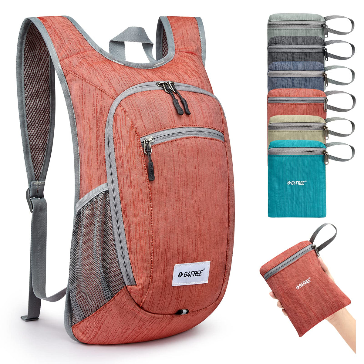 G4Free - G4Free 10L/15L Lightweight Hiking Backpack -TN22B044A-TN23B214A-TN24B381A-TN22B044D-TN23B214D