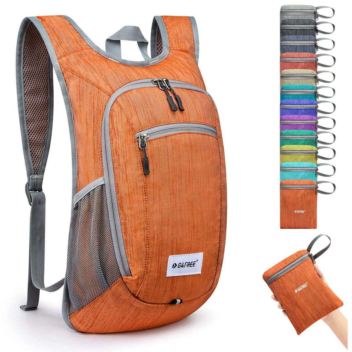 G4Free - G4Free 10L/15L Lightweight Hiking Backpack -TN22B044A-TN23B214A-TN24B381A-TN22B044D-TN23B214D