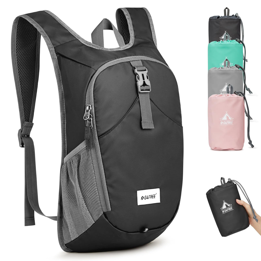 G4Free - G4Free 10L Lightweight Small Hiking Backpack -TN23B228A-TN23B228C-TN23B228B