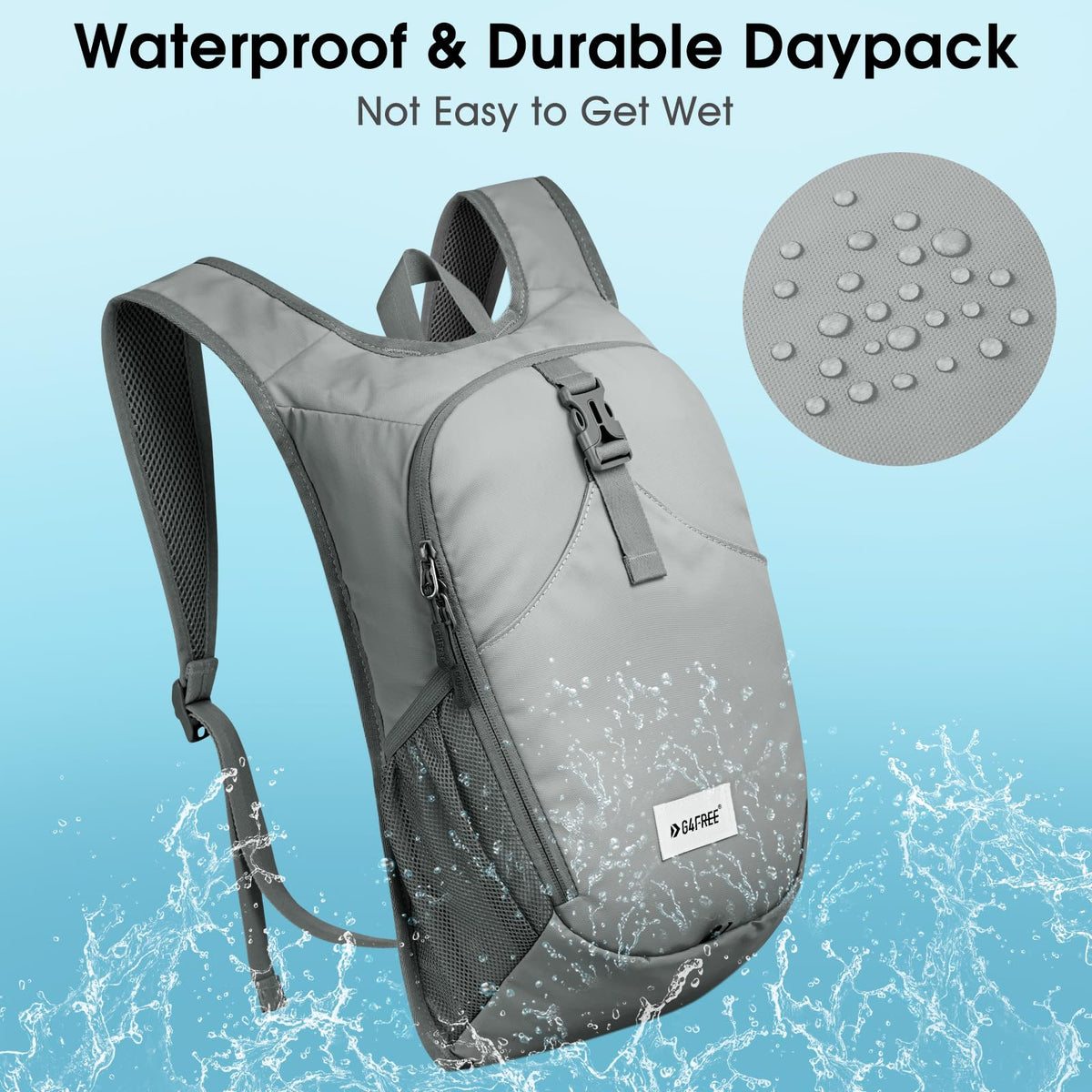 G4Free - G4Free 10L Lightweight Small Hiking Backpack -TN23B228A-TN23B228C-TN23B228B