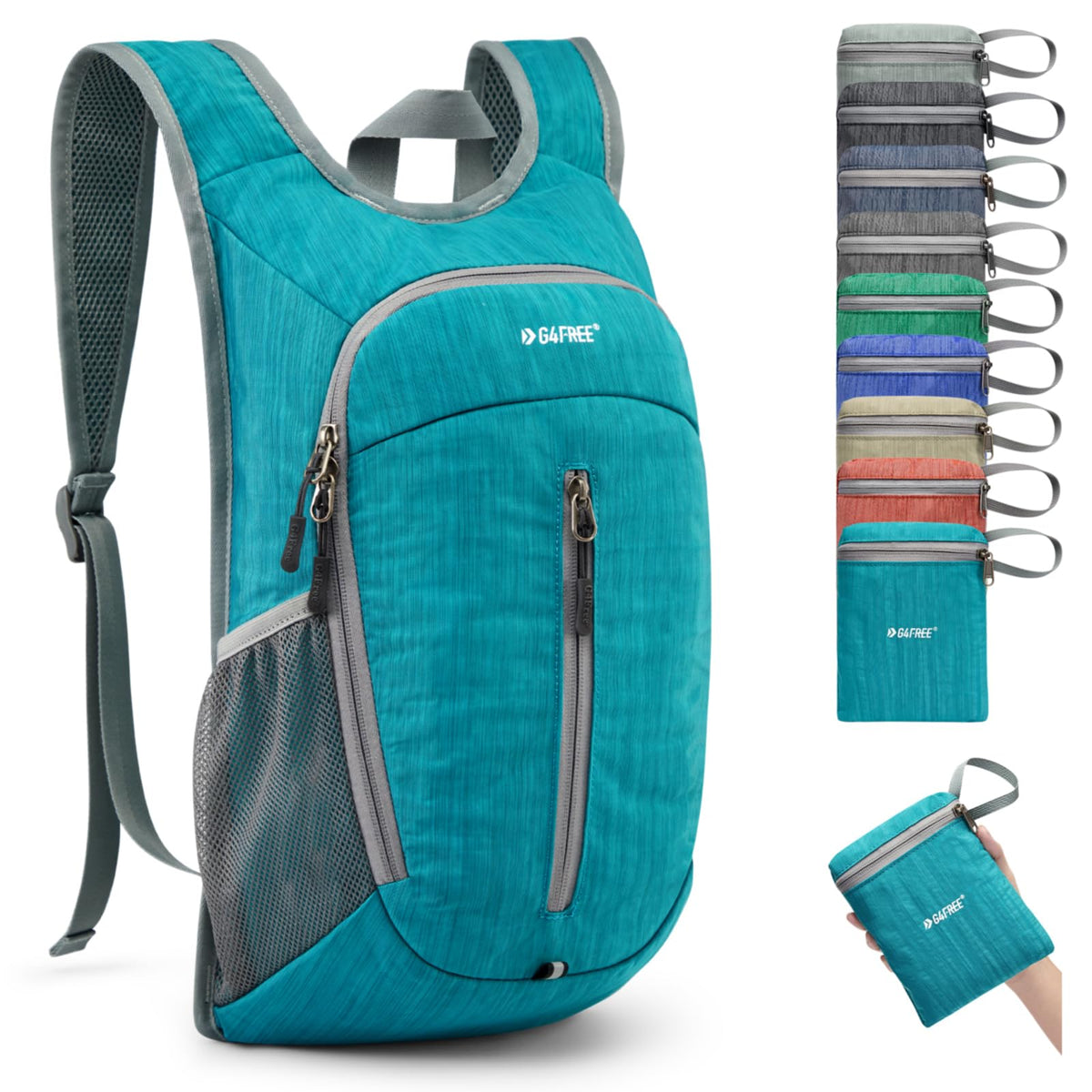 G4Free - G4Free 10L Small Travel Hiking Daypack -TN22B157E-TN22B157A-TN22B157G-TN22B157B-TN22B157J